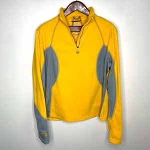 Obermeyer 1/2 Zip Textured Fleece Pullover Sweater